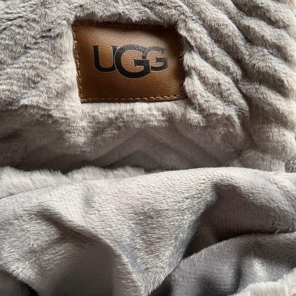 UGG® Walker Faux Fur Reversible Throw